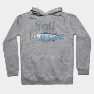 You've Got Me Hooked Blue Fish Hoodie